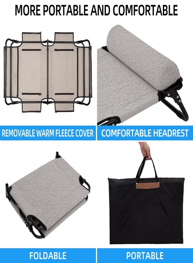 ABE Elevated Dog Bed - Outdoor, Off-Ground Dog Cot, Cooling, Large Size (Medium) - Image 4